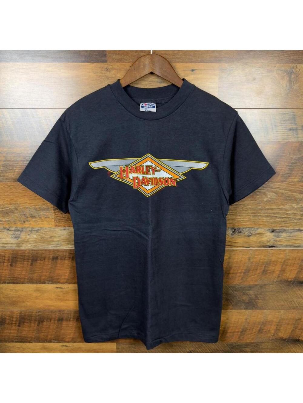 Vintage 80s Harley Davidson Lexington Kentucky T-Shirt Medium Hanes Beefy Biker